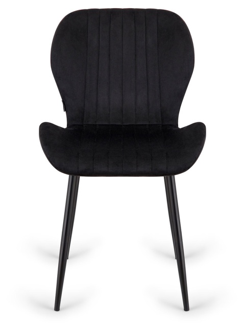 Krzesło tapicerowane MONTI VELVET BLACK II GATUNEK