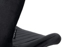 Krzesło tapicerowane MONTI VELVET BLACK II GATUNEK