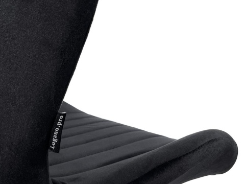 Krzesło tapicerowane MONTI VELVET BLACK II GATUNEK