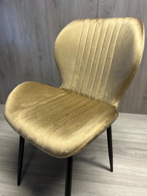 Krzesło tapicerowane MONTI VELVET SAND