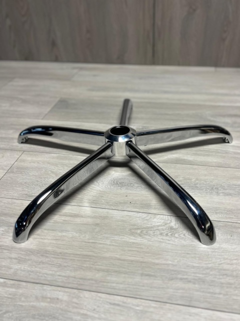 Podstawa krzesła obrotowego metalowa KD 70 cm SILVER