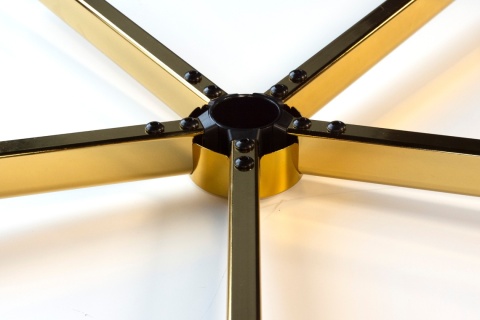 Podstawa krzesła obrotowego metalowa KD 70cm COPPER