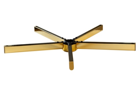 Podstawa krzesła obrotowego metalowa KD 70cm COPPER