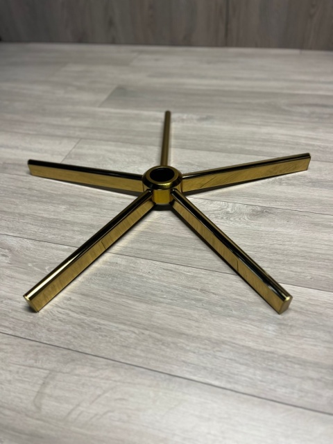 Podstawa krzesła obrotowego metalowa KD 70cm COPPER