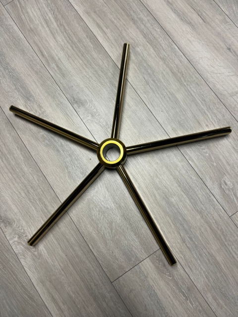 Podstawa krzesła obrotowego metalowa KD 70cm COPPER