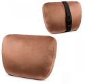 Poduszka zagłówek BROWN ALCANTARA V