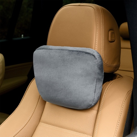 Poduszka zagłówek GREY ALCANTARA H