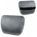 Poduszka zagłówek GREY ALCANTARA H
