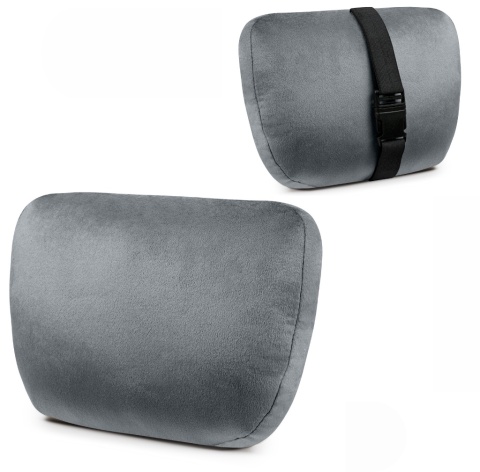 Poduszka zagłówek GREY ALCANTARA V