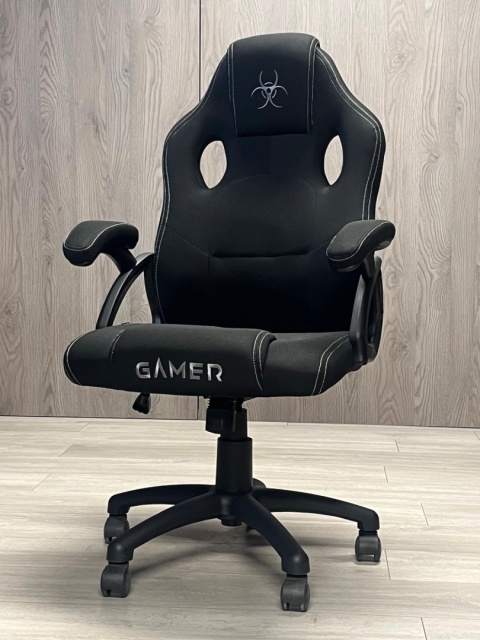 Fotel obrotowy do biurka CARRERA M BLACK FABRIC