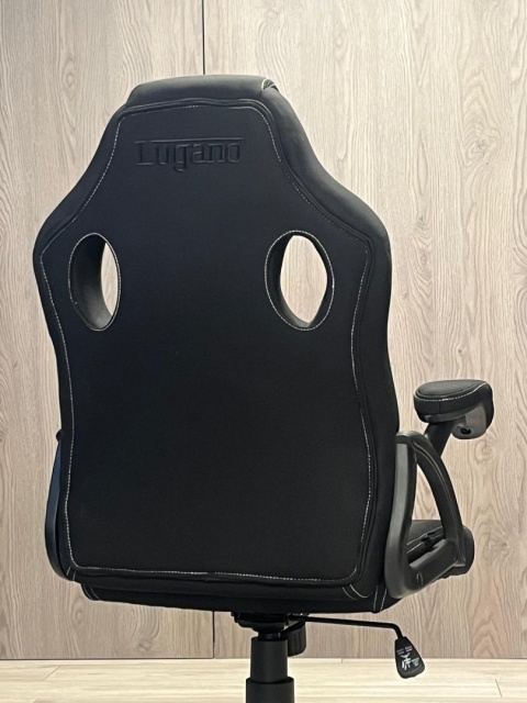 Fotel obrotowy do biurka CARRERA M BLACK FABRIC