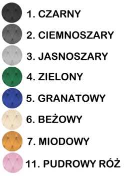 Krzesła tapicerowane TRIO VELVET zestaw 4 sztuk kolory do wyboru