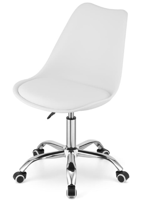 Krzesło obrotowe MONZA OFFICE WHITE PU II GATUNEK