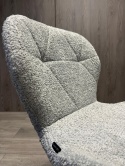 Krzesło obrotowe VASTO OFFICE BOUCLE GREY GOLD