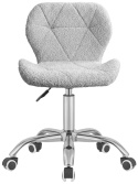 Krzesło obrotowe VASTO OFFICE BOUCLE GREY SILVER