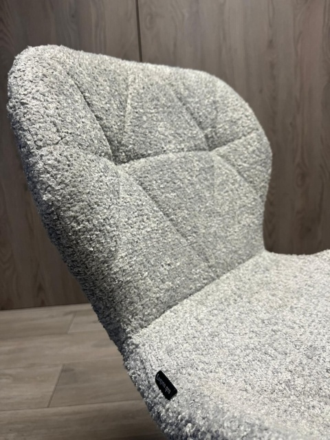 Krzesło obrotowe VASTO OFFICE BOUCLE GREY SILVER