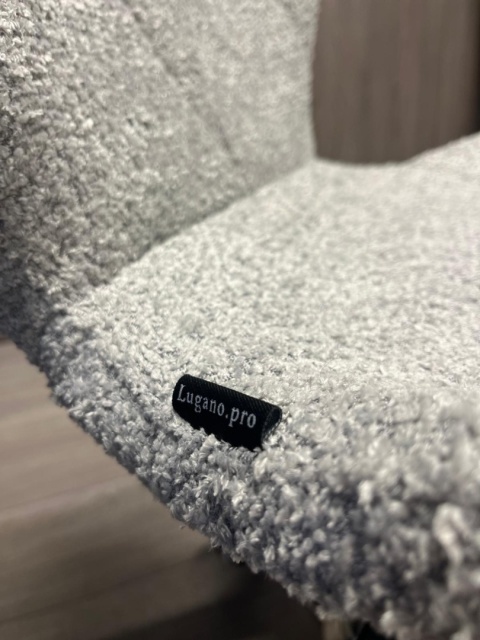 Krzesło obrotowe VASTO OFFICE BOUCLE GREY SILVER