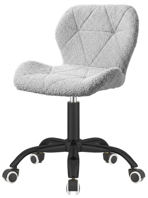 Krzesło obrotowe VASTO OFFICE BOUCLE GREY SMOKE