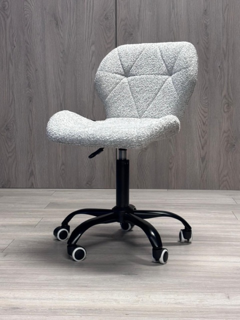 Krzesło obrotowe VASTO OFFICE BOUCLE GREY SMOKE