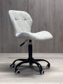 Krzesło obrotowe VASTO OFFICE BOUCLE GREY SMOKE