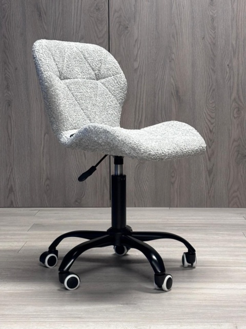 Krzesło obrotowe VASTO OFFICE BOUCLE GREY SMOKE