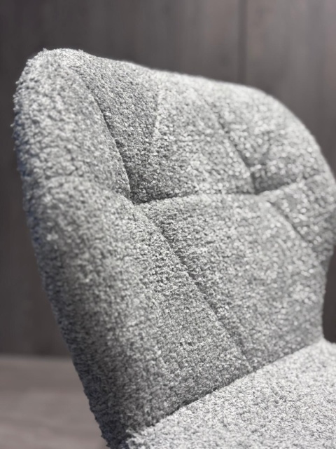 Krzesło obrotowe VASTO OFFICE BOUCLE GREY SMOKE