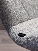 Krzesło obrotowe VASTO OFFICE BOUCLE GREY SMOKE