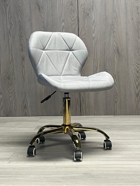 Krzesło obrotowe VASTO OFFICE FABRIC GREY GOLD