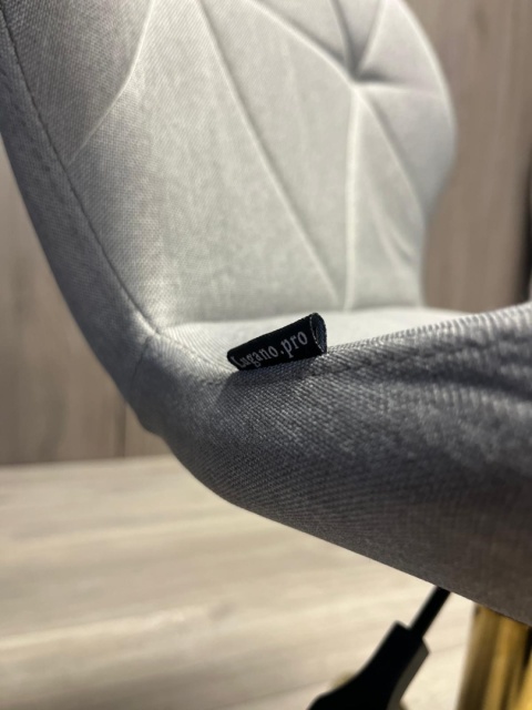 Krzesło obrotowe VASTO OFFICE FABRIC GREY GOLD