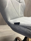 Krzesło obrotowe VASTO OFFICE FABRIC GREY ROSE GOLD