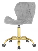 Krzesło obrotowe VASTO OFFICE FABRIC GREY GOLD