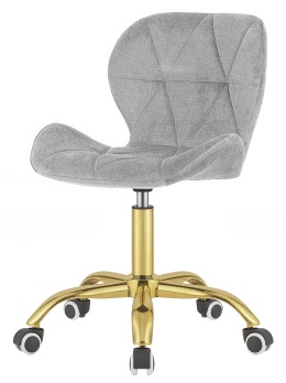 Krzesło obrotowe VASTO OFFICE FABRIC GREY GOLD