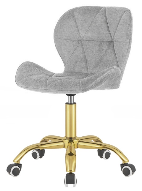 Krzesło obrotowe VASTO OFFICE FABRIC GREY GOLD