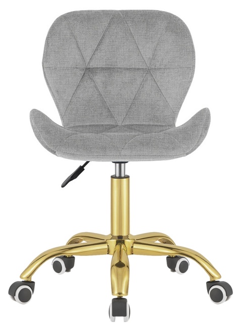Krzesło obrotowe VASTO OFFICE FABRIC GREY GOLD