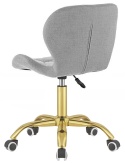Krzesło obrotowe VASTO OFFICE FABRIC GREY GOLD