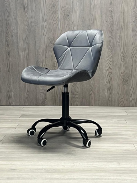 Krzesło obrotowe VASTO OFFICE VELVET DARK GREY SMOKE