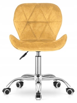 Krzesło obrotowe VASTO OFFICE VELVET MUSTARD