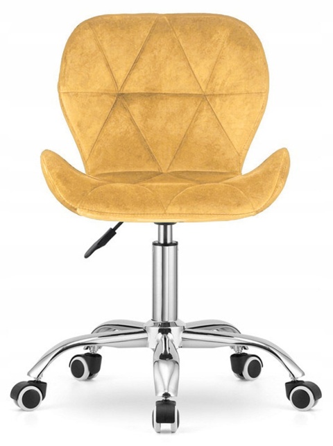 Krzesło obrotowe VASTO OFFICE VELVET MUSTARD