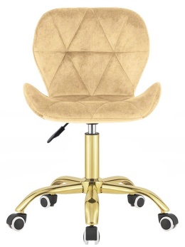 Krzesło obrotowe VASTO OFFICE VELVET SUNNY GOLD