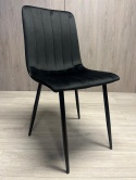 Krzesło tapicerowane AURORA VELVET BLACK