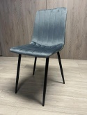 Krzesło tapicerowane AURORA VELVET DARK GREY