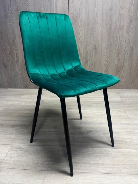 Krzesło tapicerowane AURORA VELVET GREEN