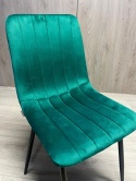 Krzesło tapicerowane AURORA VELVET GREEN
