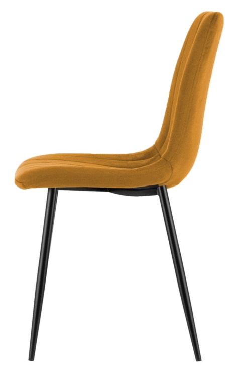 Krzesło tapicerowane AURORA VELVET HONEY