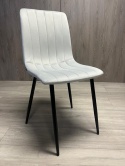 Krzesło tapicerowane AURORA VELVET LIGHT GREY