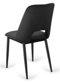 Krzesło tapicerowane GOTI BLACK VELVET II GATUNEK
