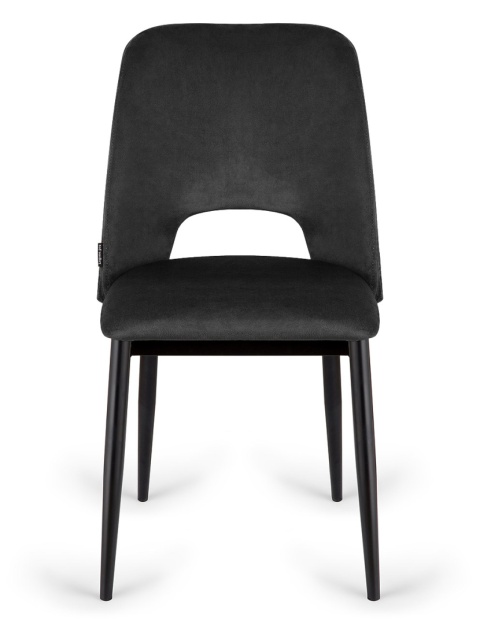Krzesło tapicerowane GOTI BLACK VELVET II GATUNEK