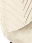 Krzesło tapicerowane TRIO VELVET BEIGE