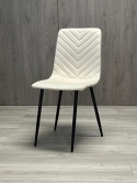 Krzesło tapicerowane TRIO VELVET BEIGE