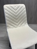 Krzesło tapicerowane TRIO VELVET BEIGE